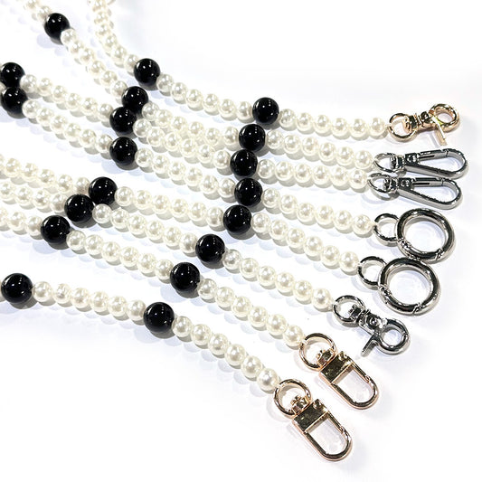 8mm Imitation Pearl Bag Chain, Beaded  Bag Pendant, Bag Strap, Phone  Lanyard （12inches)