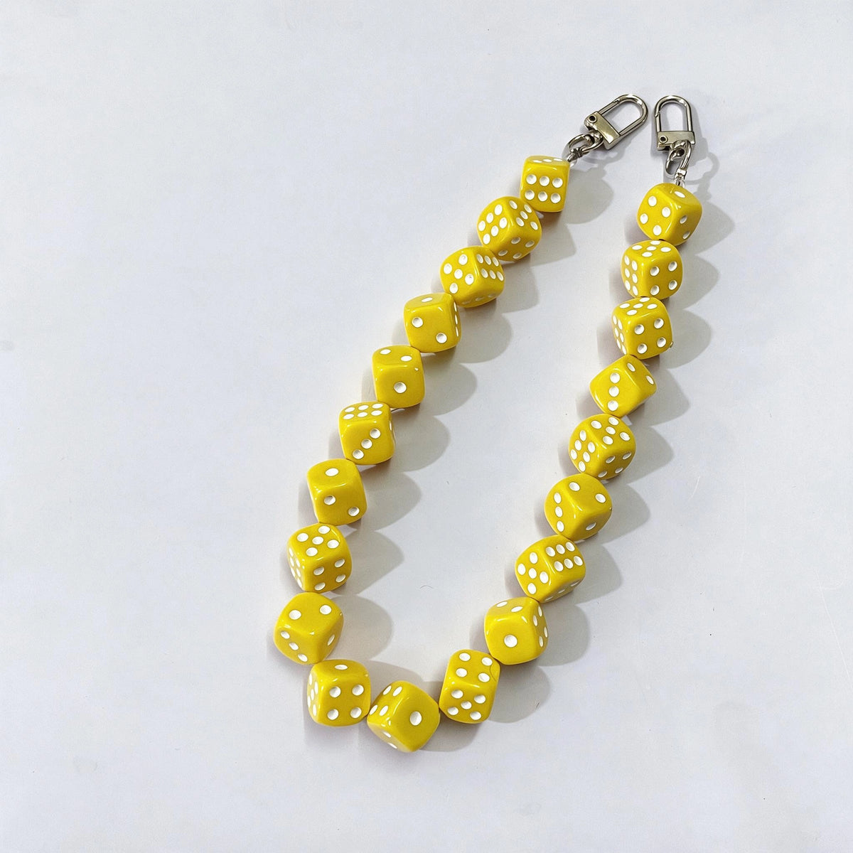 45cm (17.7") Creative Dice Beaded Bag Chain