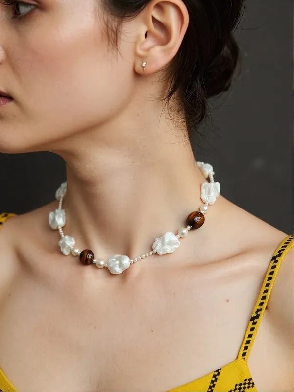 Amber Baroque Necklace