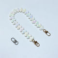 Macaron Acrylic Beaded Chain - 30cm (11.8") Colorful Strap for Bags & Phones - Replacement Handheld Handle Accessory