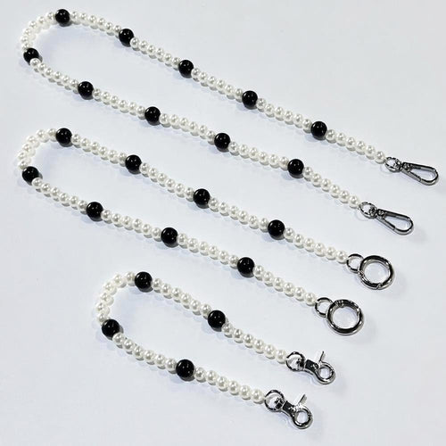 8mm Imitation Pearl Bag Chain, Beaded  Bag Pendant, Bag Strap, Phone  Lanyard （12inches)