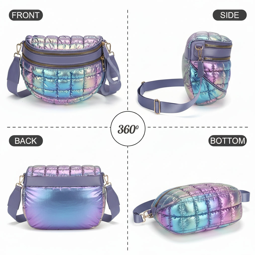 Puffer Crossbody Bum Bags for Women