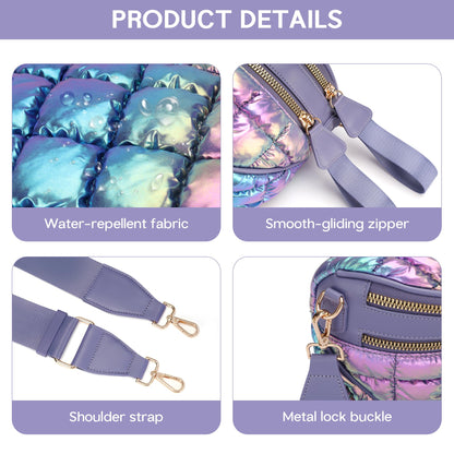 Puffer Crossbody Bum Bags for Women